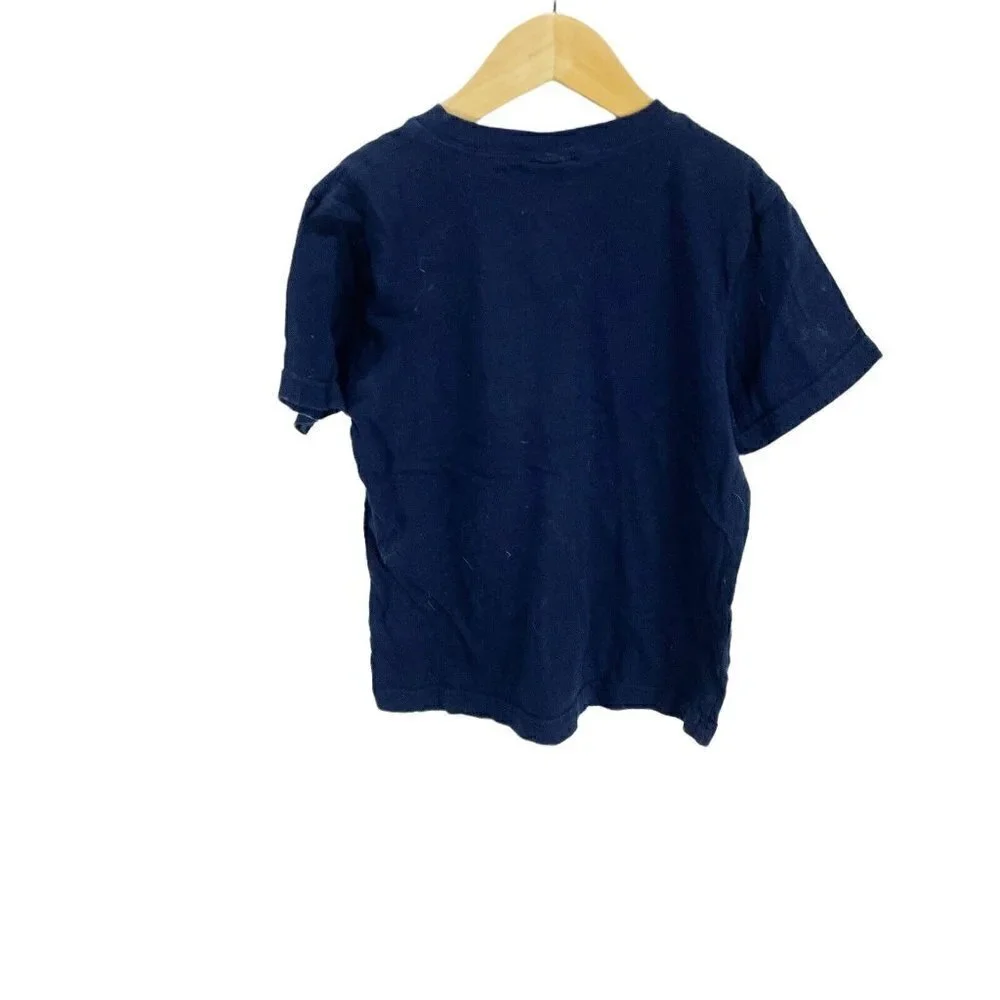 Gymboree‎ Boys Navy Blue Short Sleeved T-shirt Casual Crew Neck Sz 6